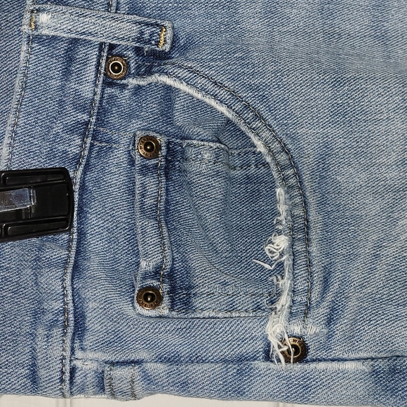 Wrangler Men's Rugged Light Denim Blue 5 Pocket Jeans Regular Fit 30 x 32 Cotton - Picture 6 of 8